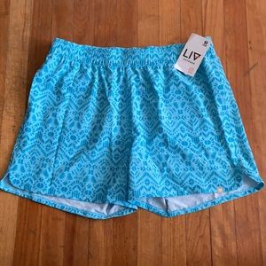 LIV Outdoor women’s Minerva Printed Shorts L New